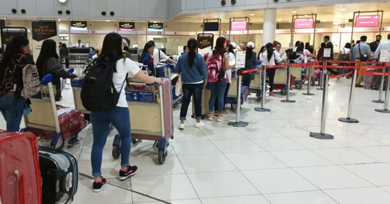Over 300 OFWs Return Home from Kuwait through PH Gov’ts Repatriation Program