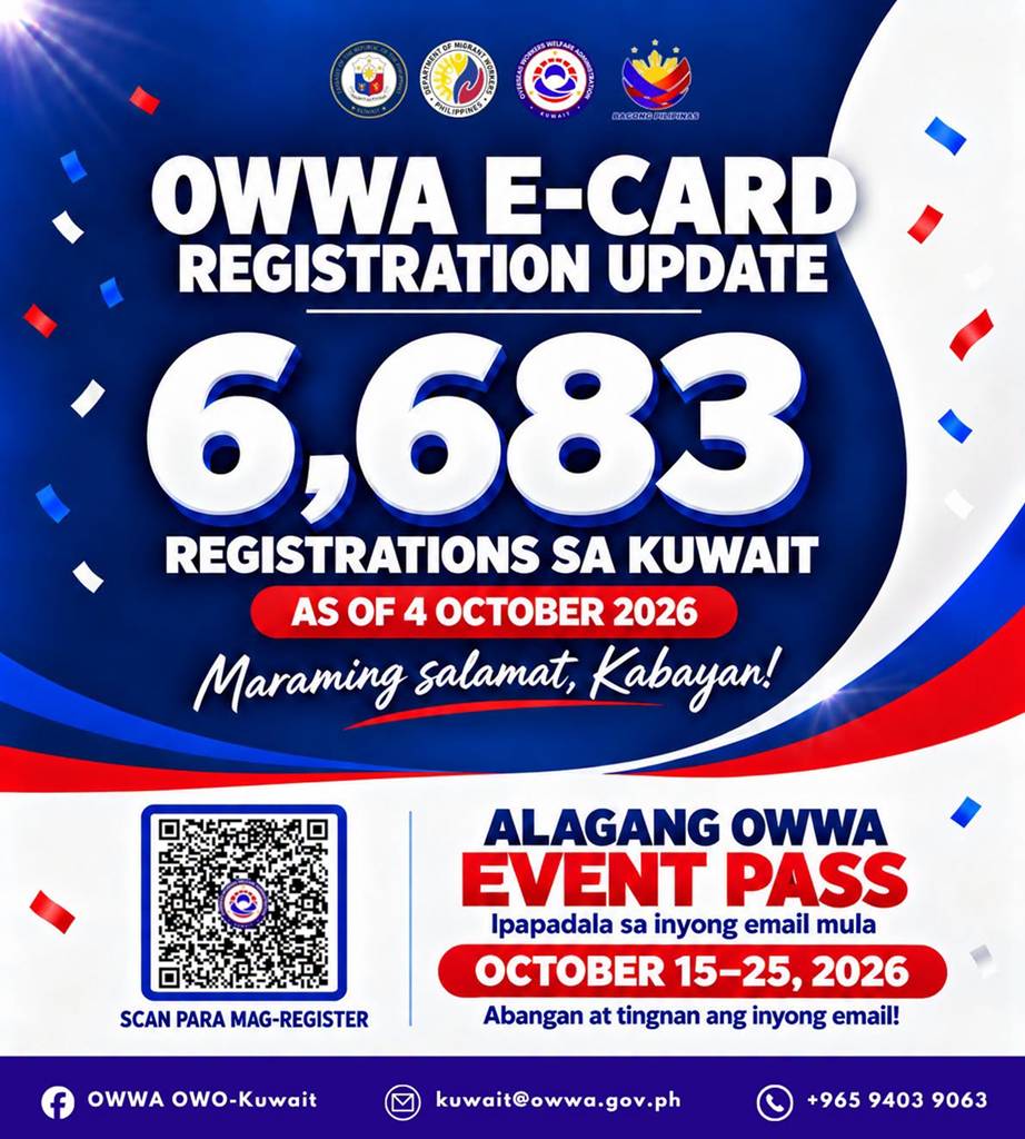 owwa ecard registrations in kuwait